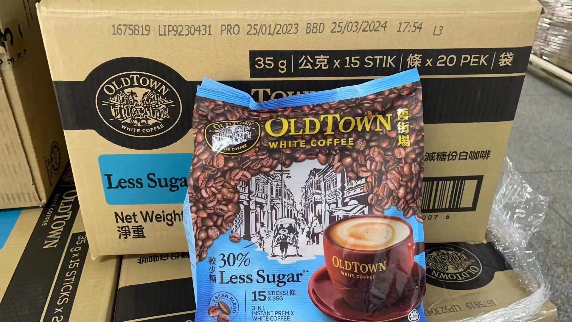 包邮！马来西亚旧街场咖啡35g*15小袋 活力早晨进口零食手办VEDDA详情6