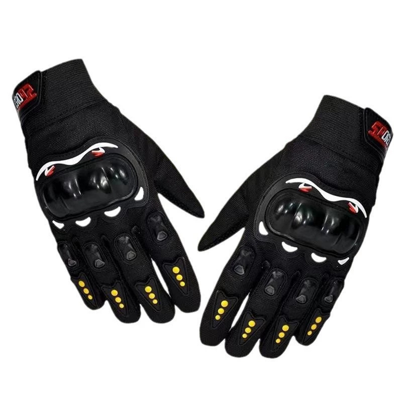 Outdoor cycling motorcycle motorcycle long finger gloves men's anti-slip wear protection racing tactical combat training half finger details Picture