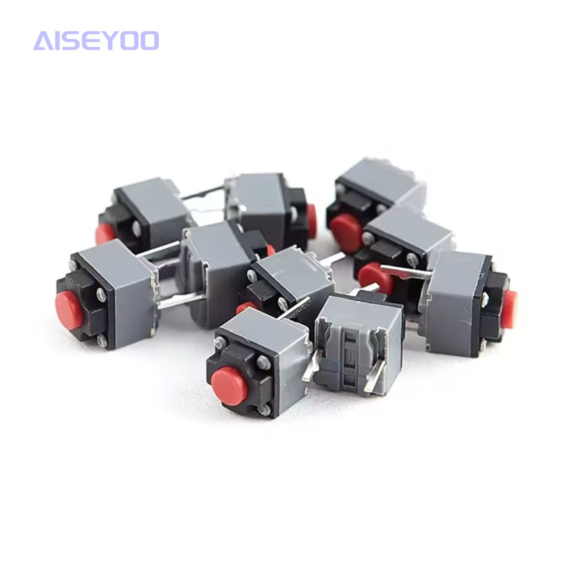 The square silent mouse microswitch button can replace the rectangular silent microswitch 6x6x7.3mm red dot mouse