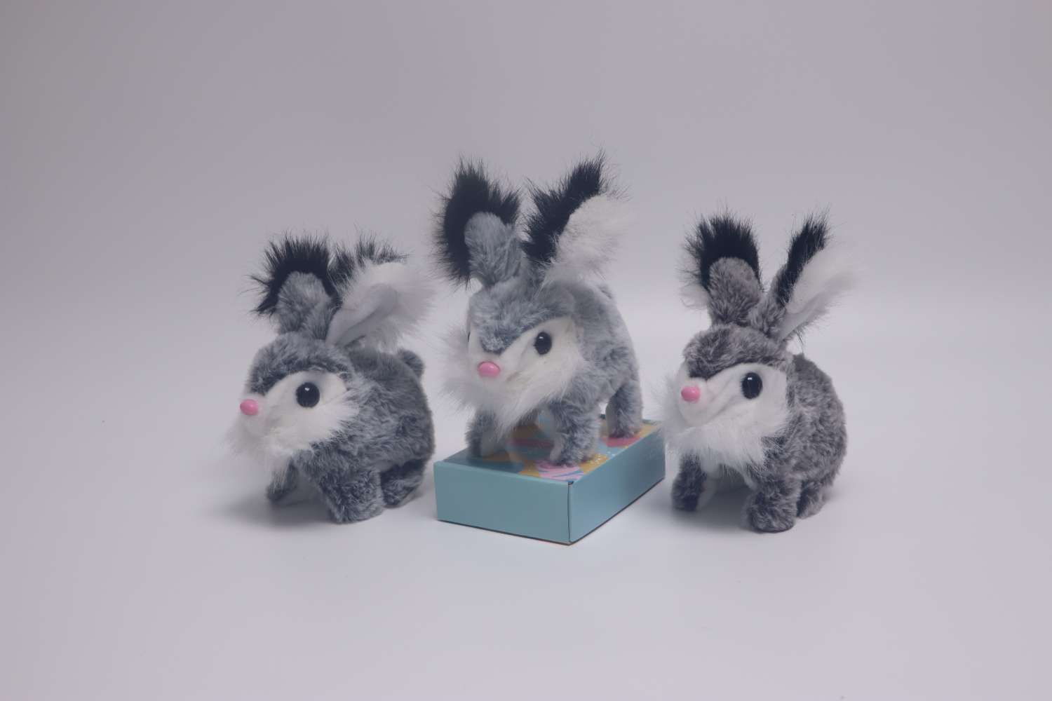 可爱毛绒电动狮子兔走路仿真叫兔子电动毛绒玩具