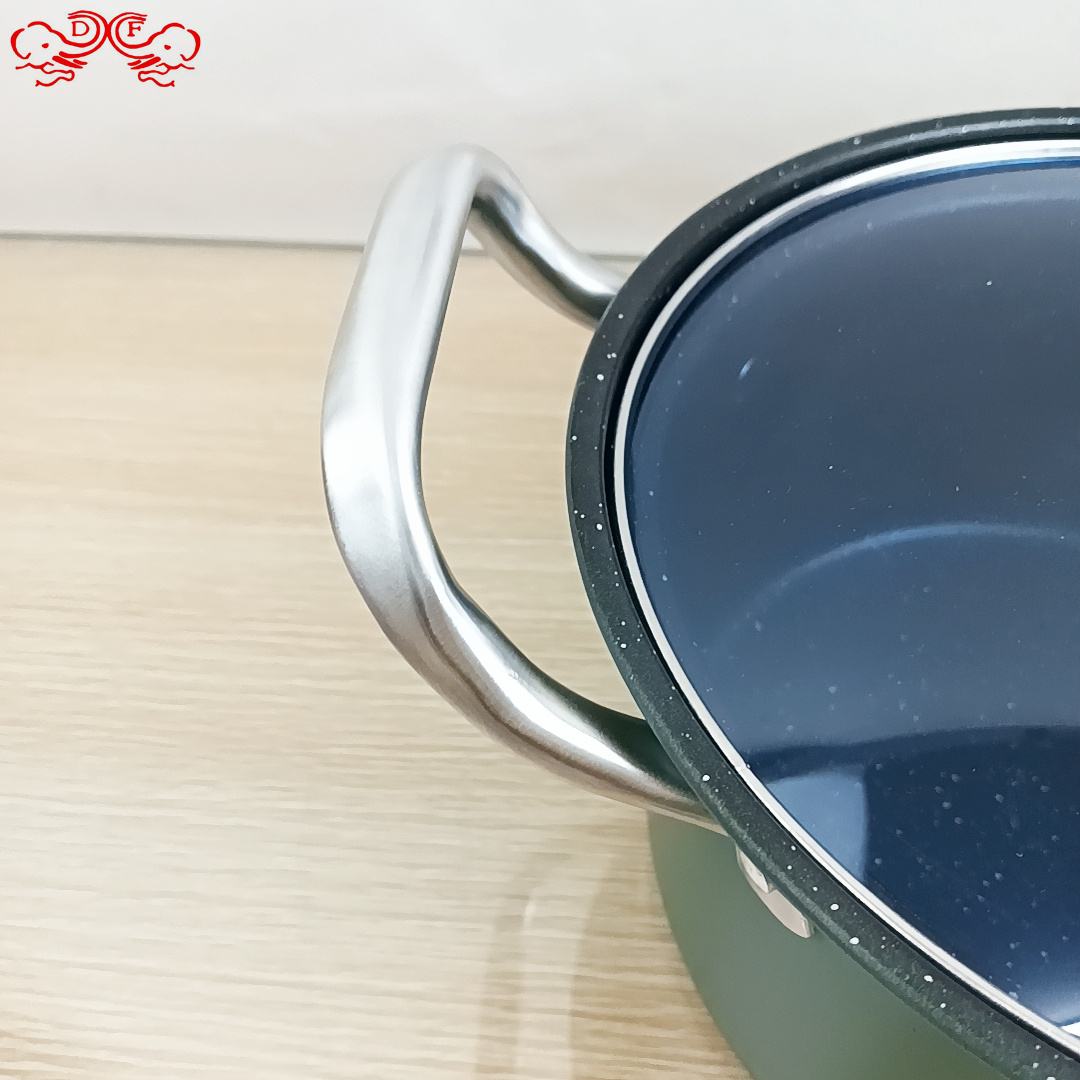 DF99124 Composite Steel 22/24/26 three-piece set (Tourmaline non-stick Pan) DF TRADINGHOUSE Application Scenario