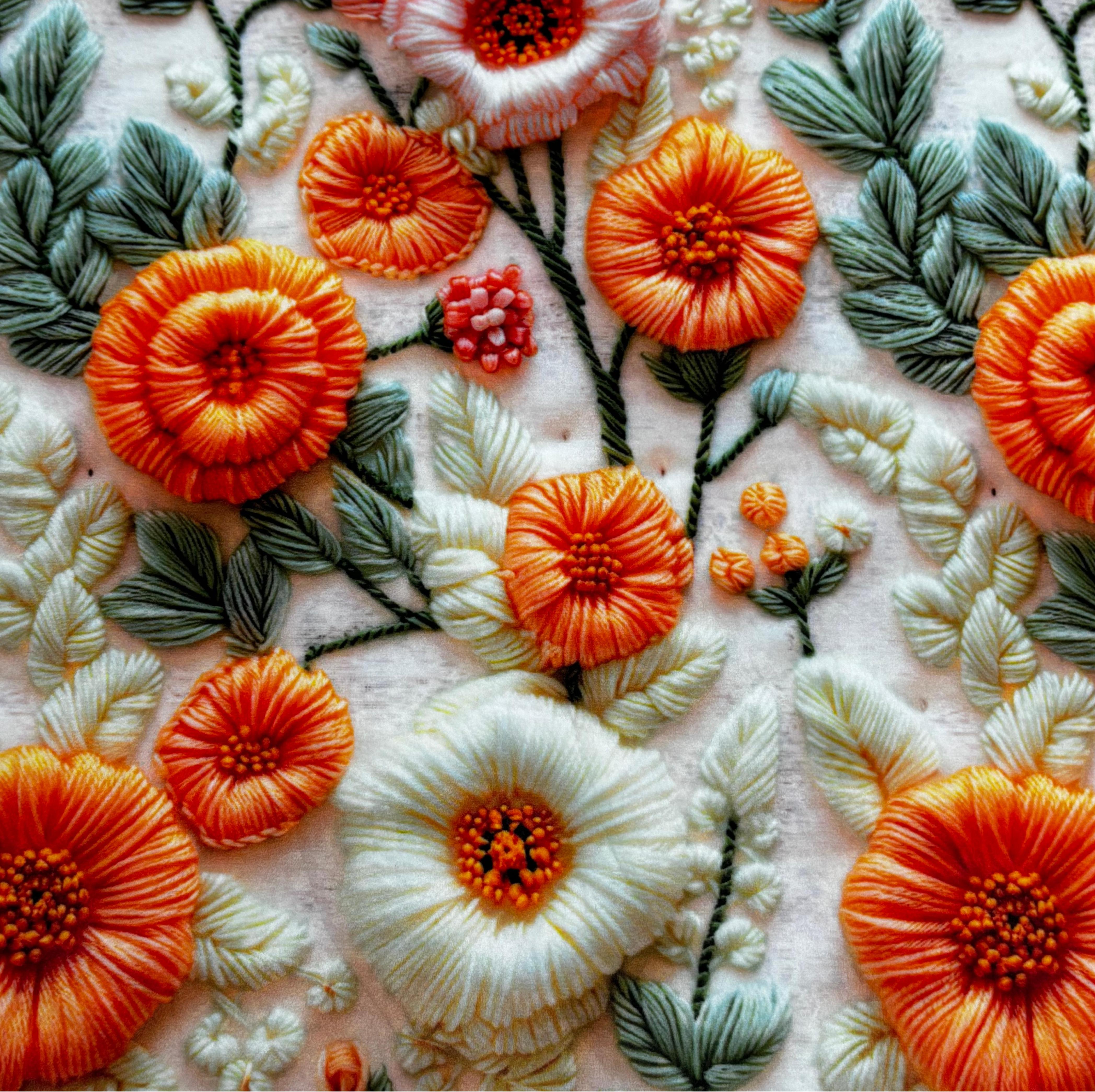 3D stereoscopic imitation embroidery floral printed mouse pads, computer notebook pads, advertising gift pads, blankets, carpets, pillowcases