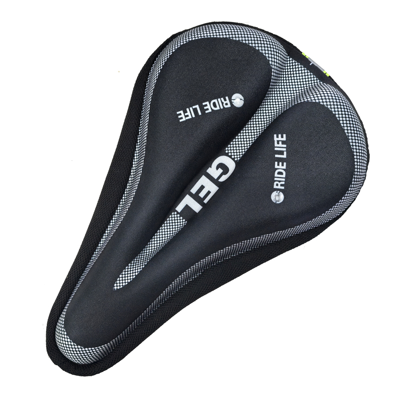 BSC006 straight groove embossed seat cover, bicycle straight groove seat cover, sponge silicone saddle cover details Picture