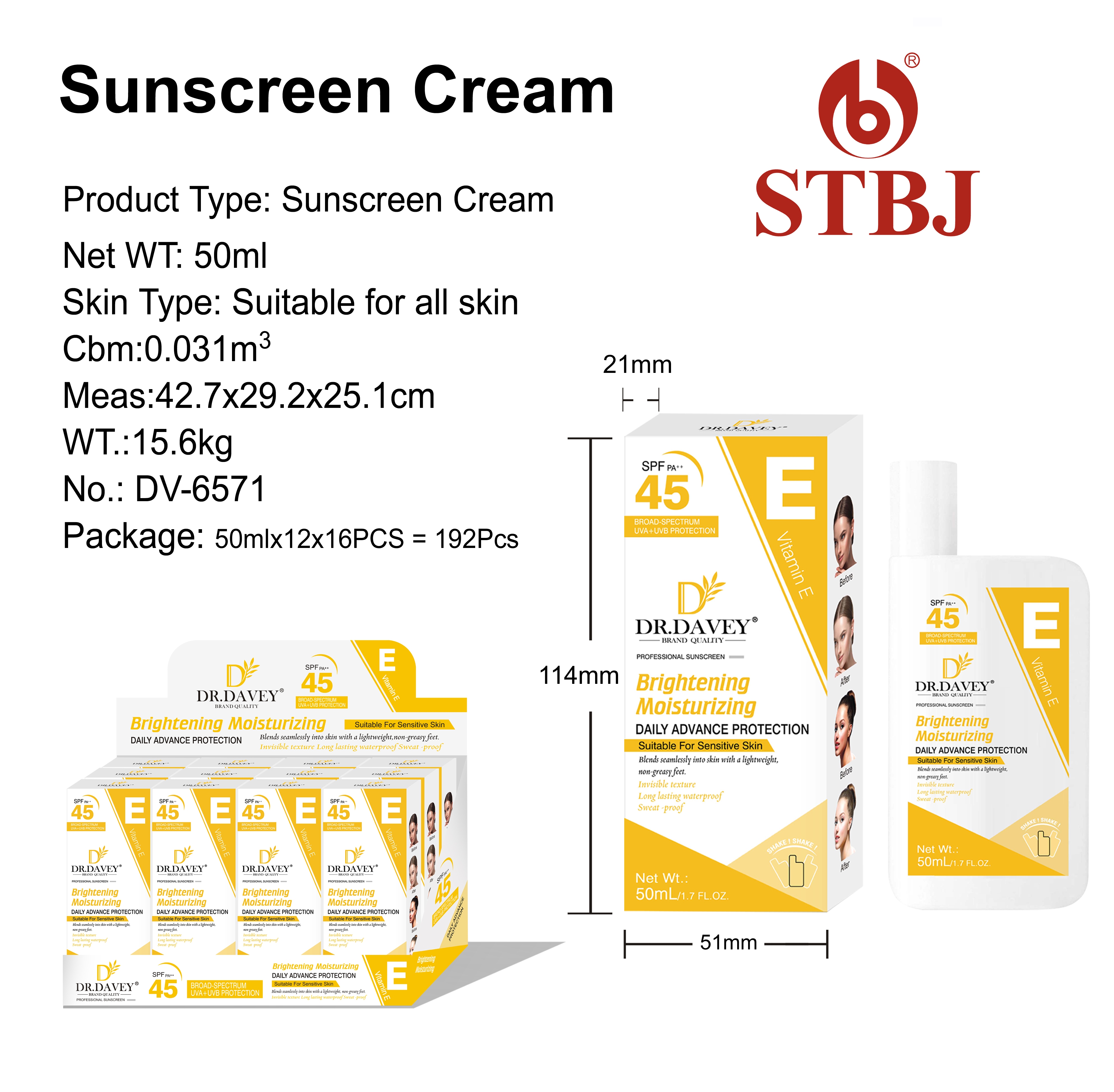 ROUSHUN Soft SPF 45 VE Sunscreen Cream Application Scenario