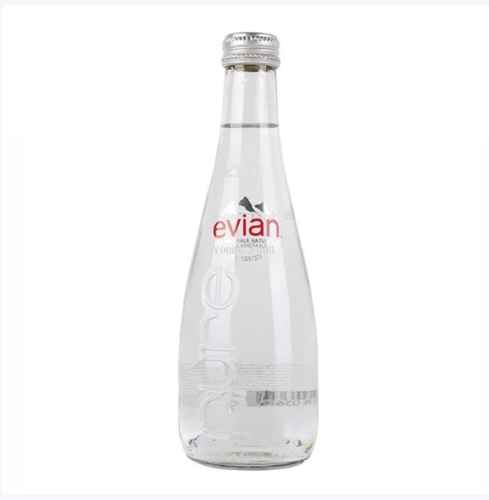 包邮！法国进口依云水玻璃瓶装330ml 洋什铺爱丽鲜进口零食饮料详情3