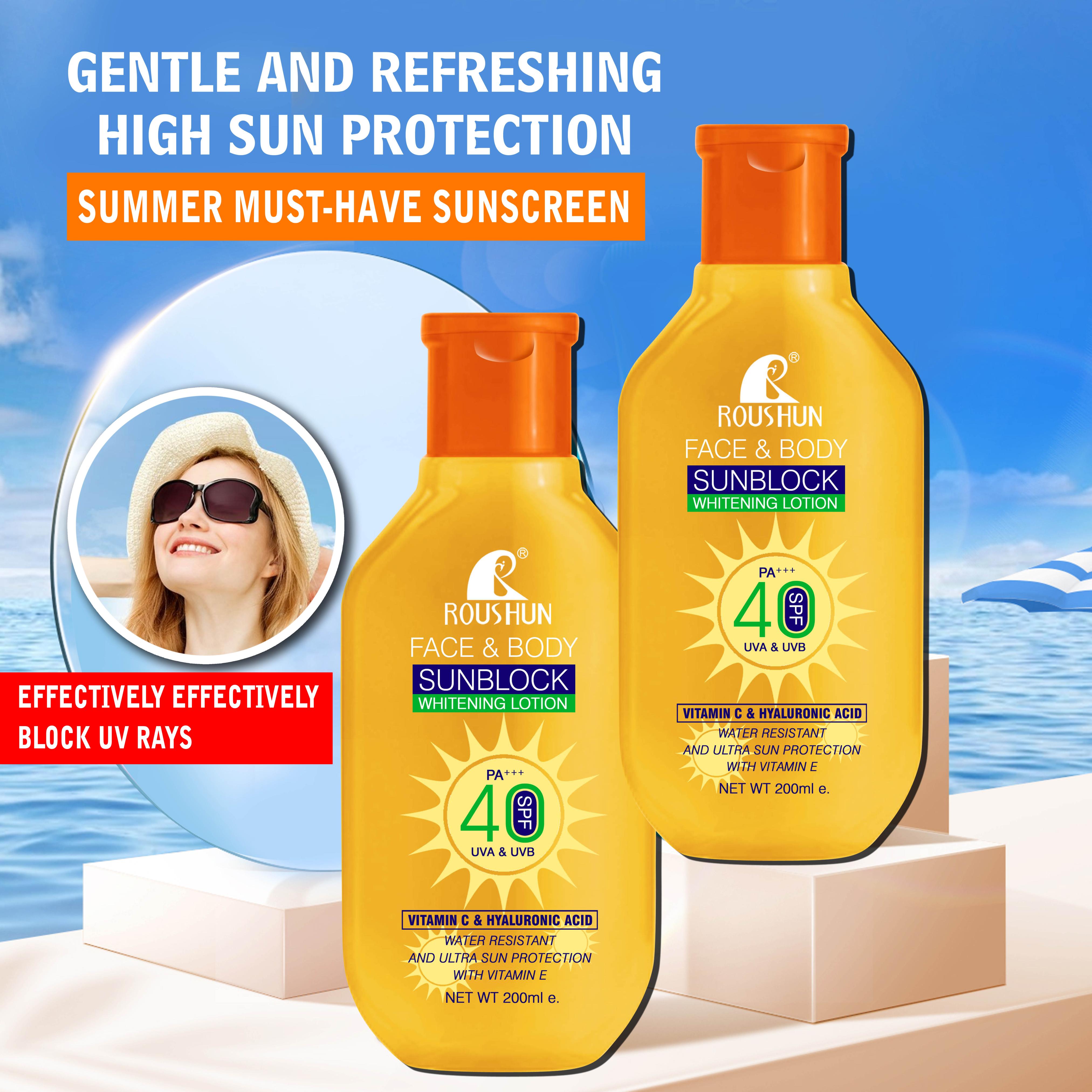 ROUSHUN SPF 40 sunscreen undefined