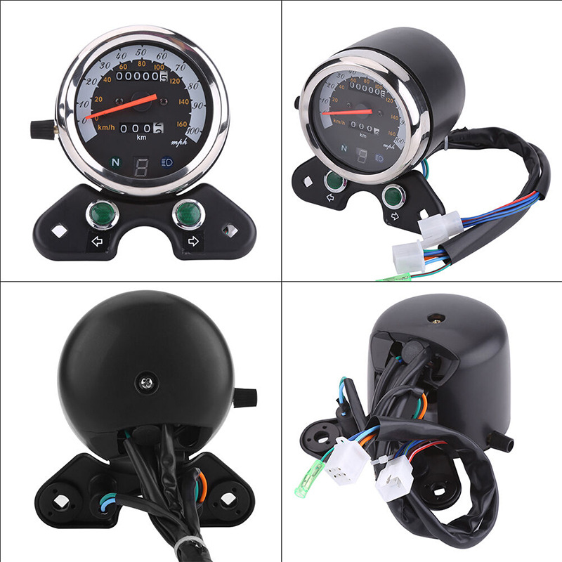 Motorcycle retro dashboard WY125 Wuyang GN125 Ranger Old bajaj100 Jialing gn125 details Picture