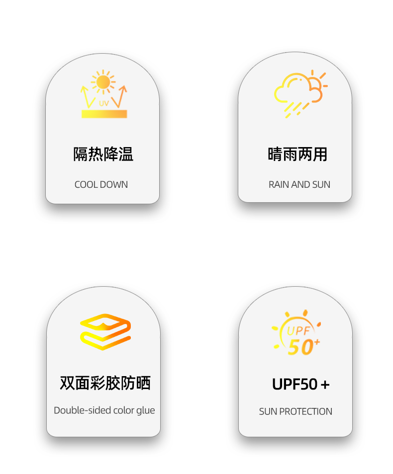 星宝伞S3020纯色雨伞16骨全自动木柄雨伞三折雨伞批发详情3