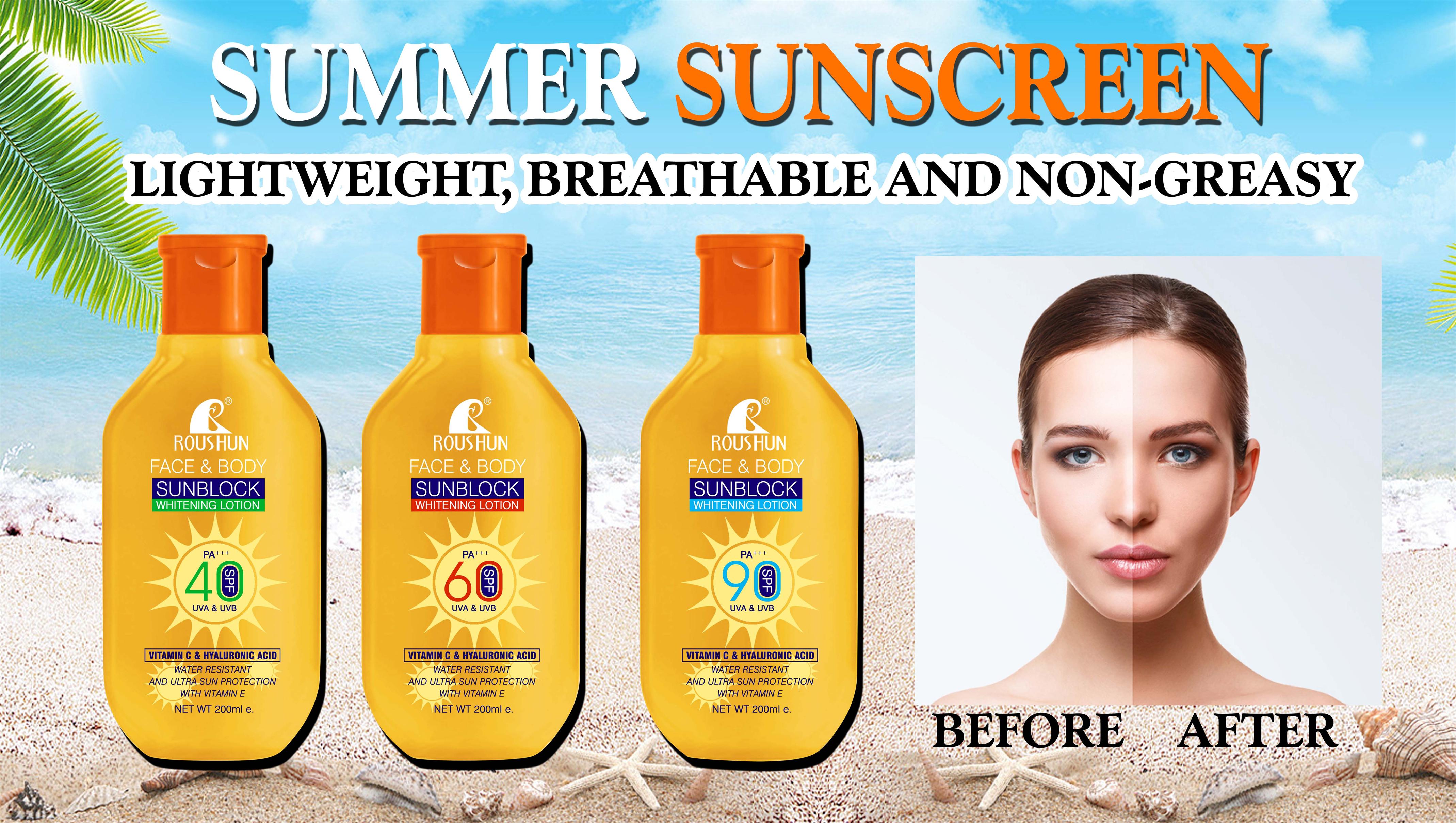 ROUSHUN SPF 40 sunscreen undefined