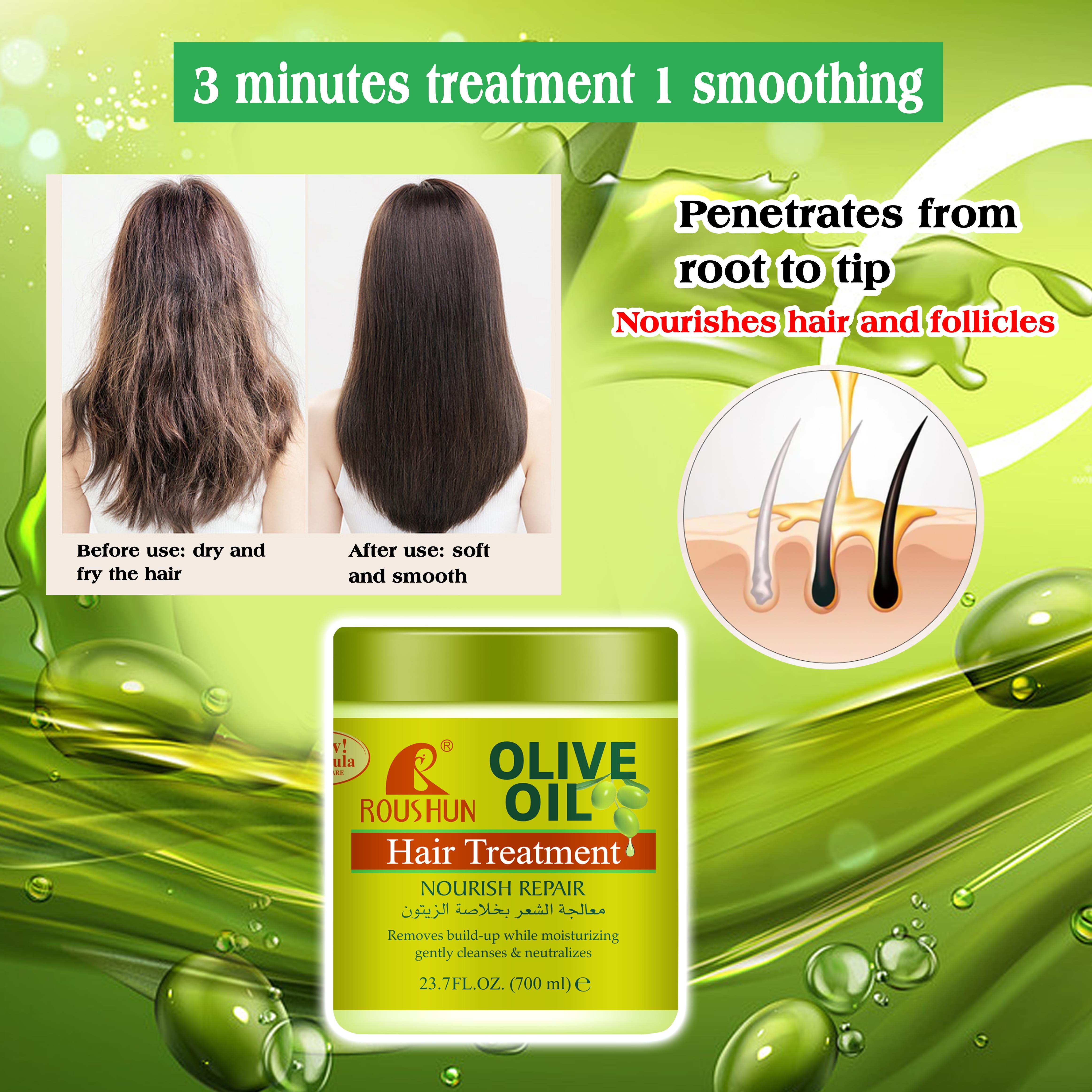 ROUSHUN 700ml Smooth Olive Oil details Picture