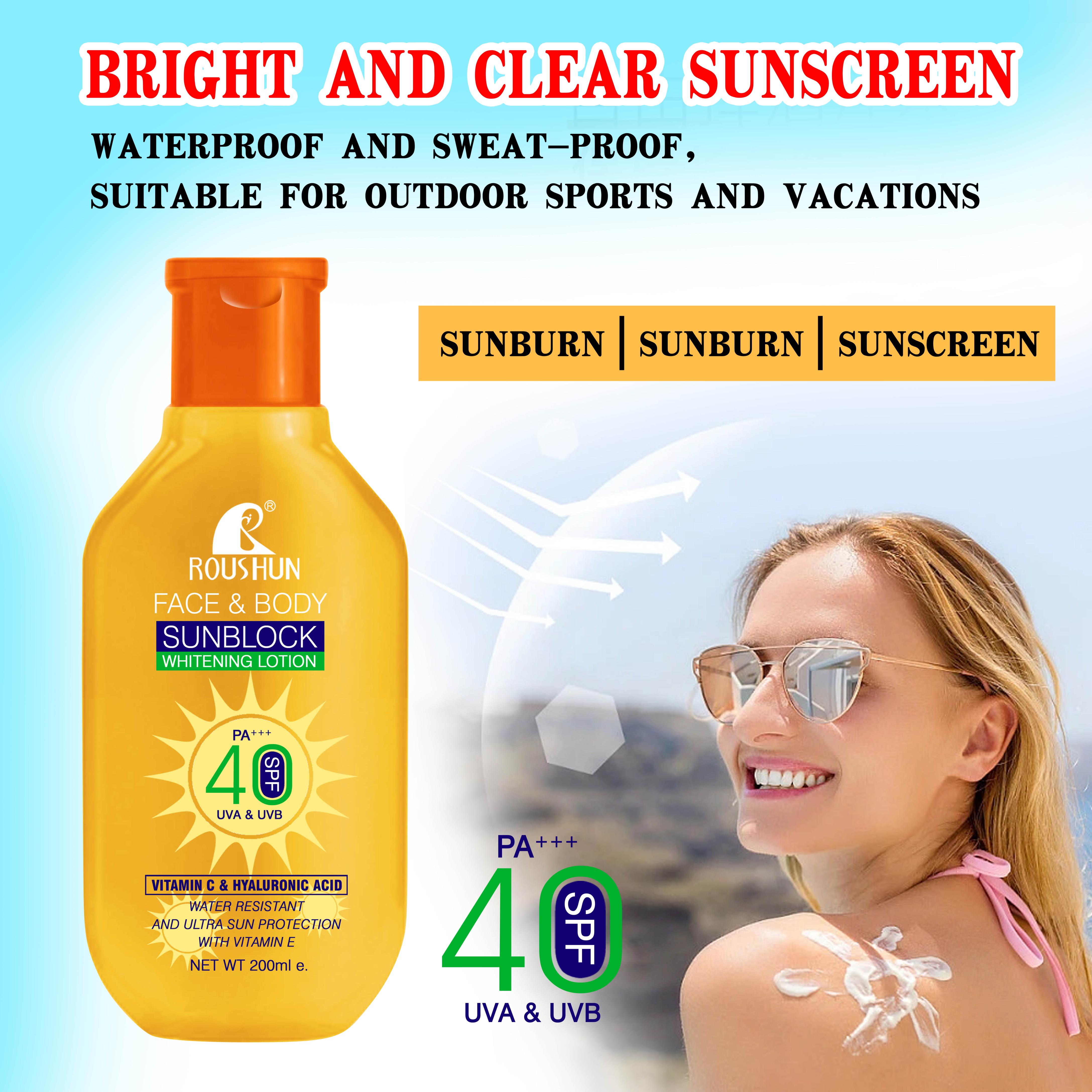 ROUSHUN SPF 40 sunscreen undefined