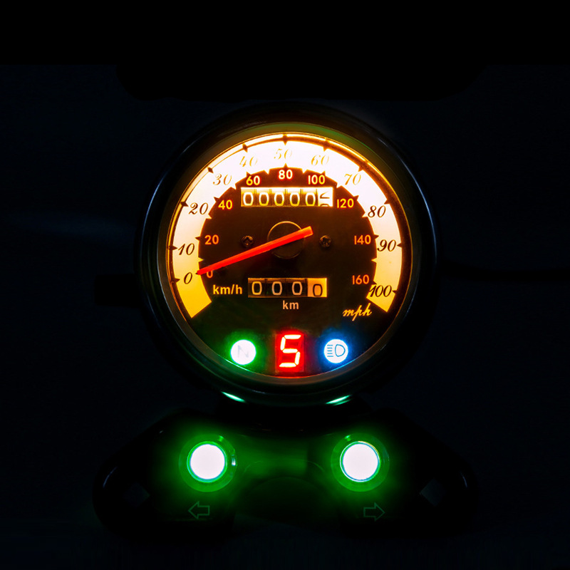 Motorcycle retro dashboard WY125 Wuyang GN125 Ranger Old bajaj100 Jialing gn125 Item Picture