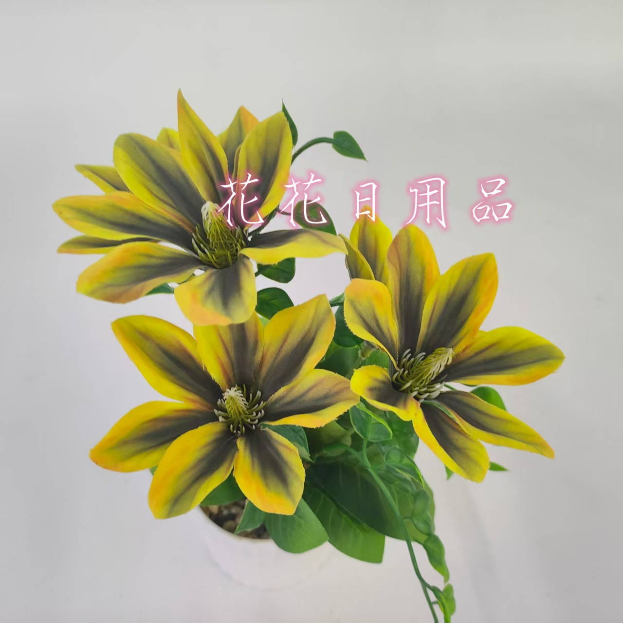 Artificial flower fake flower bonsai plastic pot magnolia decoration items Application Scenario