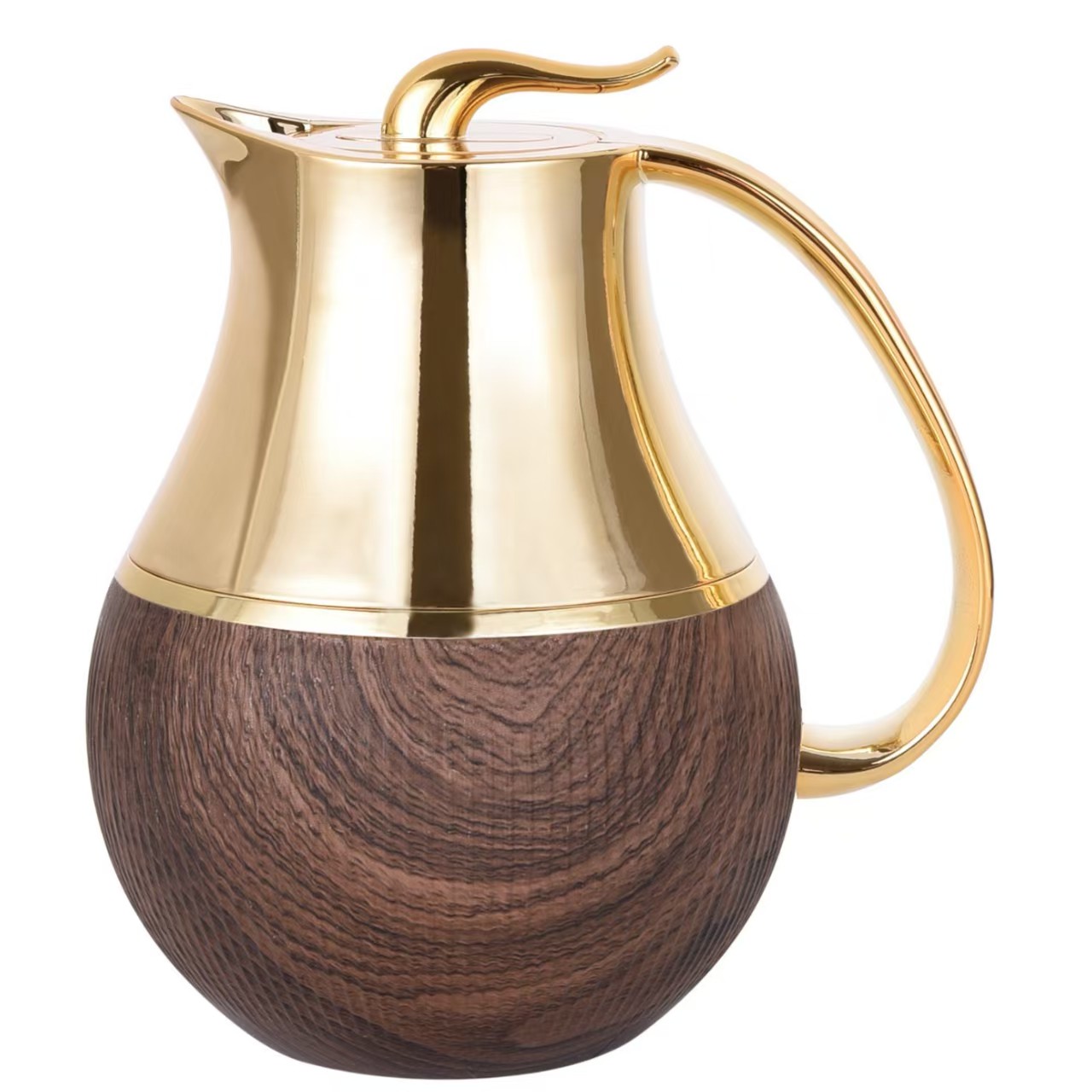 咖啡壶阿拉伯/中东水壶/不锈钢暖壶/温度杯/塑料保温瓶白底实物图