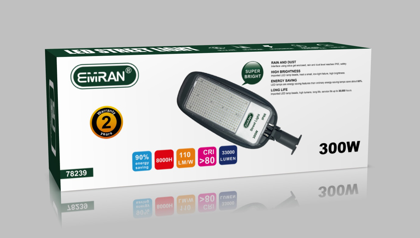 أضواء شارع LED مضاءة للغاية