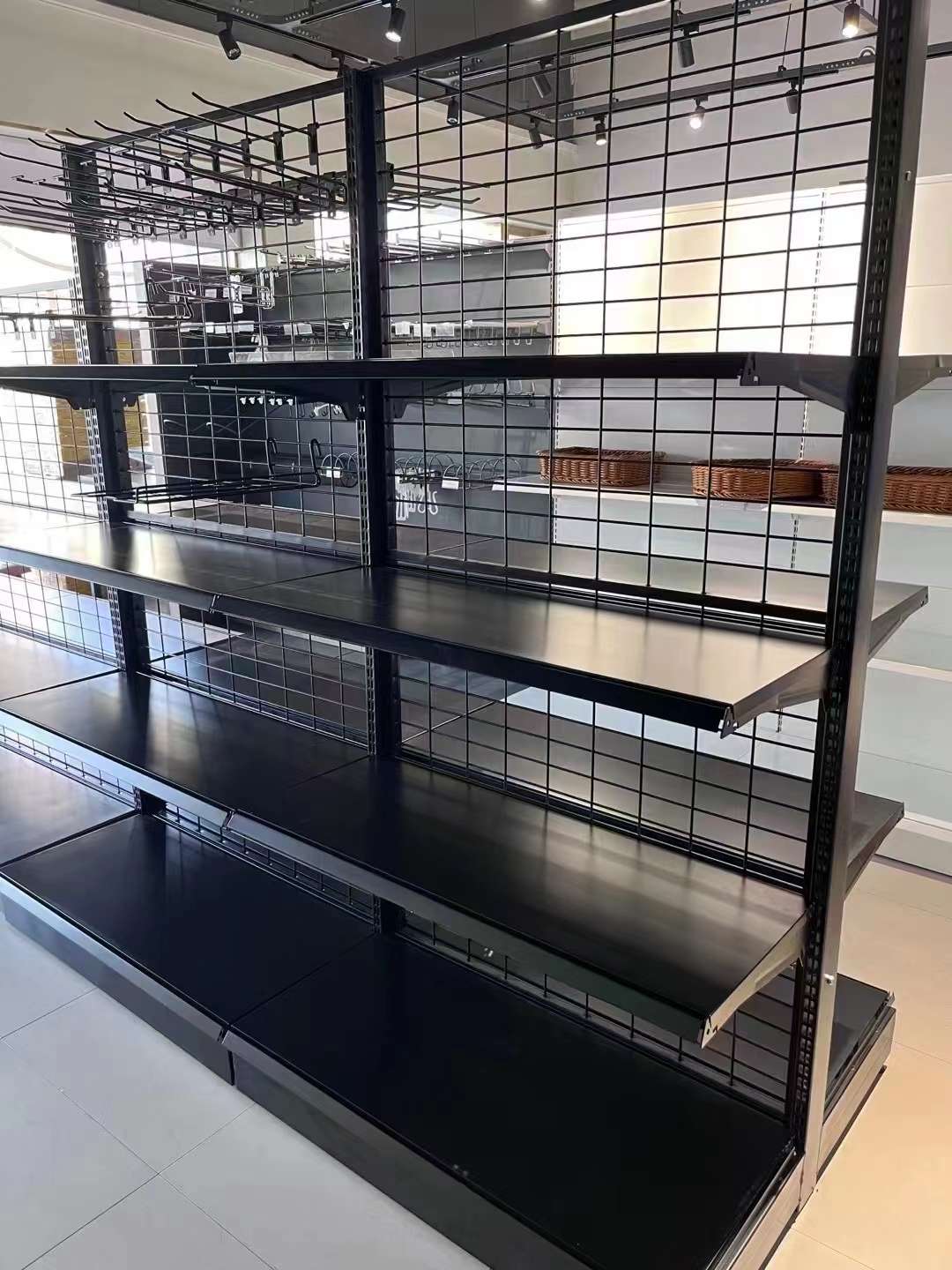 超市商业专用设备  适用各类超市使用，背网货架产品图