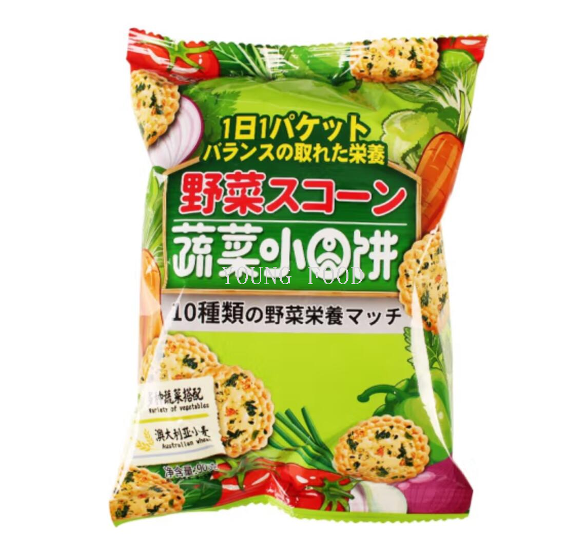 包邮！韩式蔬菜小圆饼90g洋什铺AQUARTE休闲零食手办儿童饼干辅食详情2