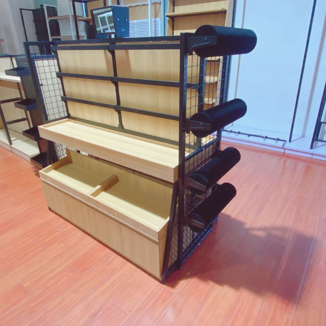 超市专用设备，饰品架白底实物图