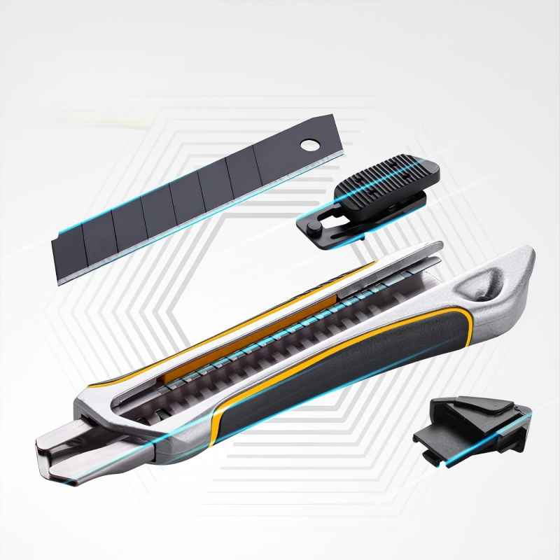 Ultimate 18Mm Cutter  Retractable Cutter Utility Cutter Specification drawing