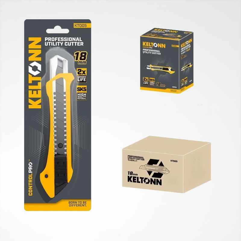 Professional 18Mm Cutter  Retractable Cutter Utility Knife Specification drawing