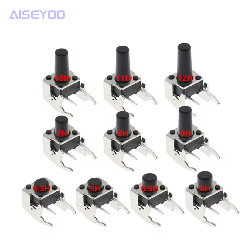 Side-mounted bracket touch switch horizontal key switch 6*6* 4.3/5/6/7/9/10/11/12MM