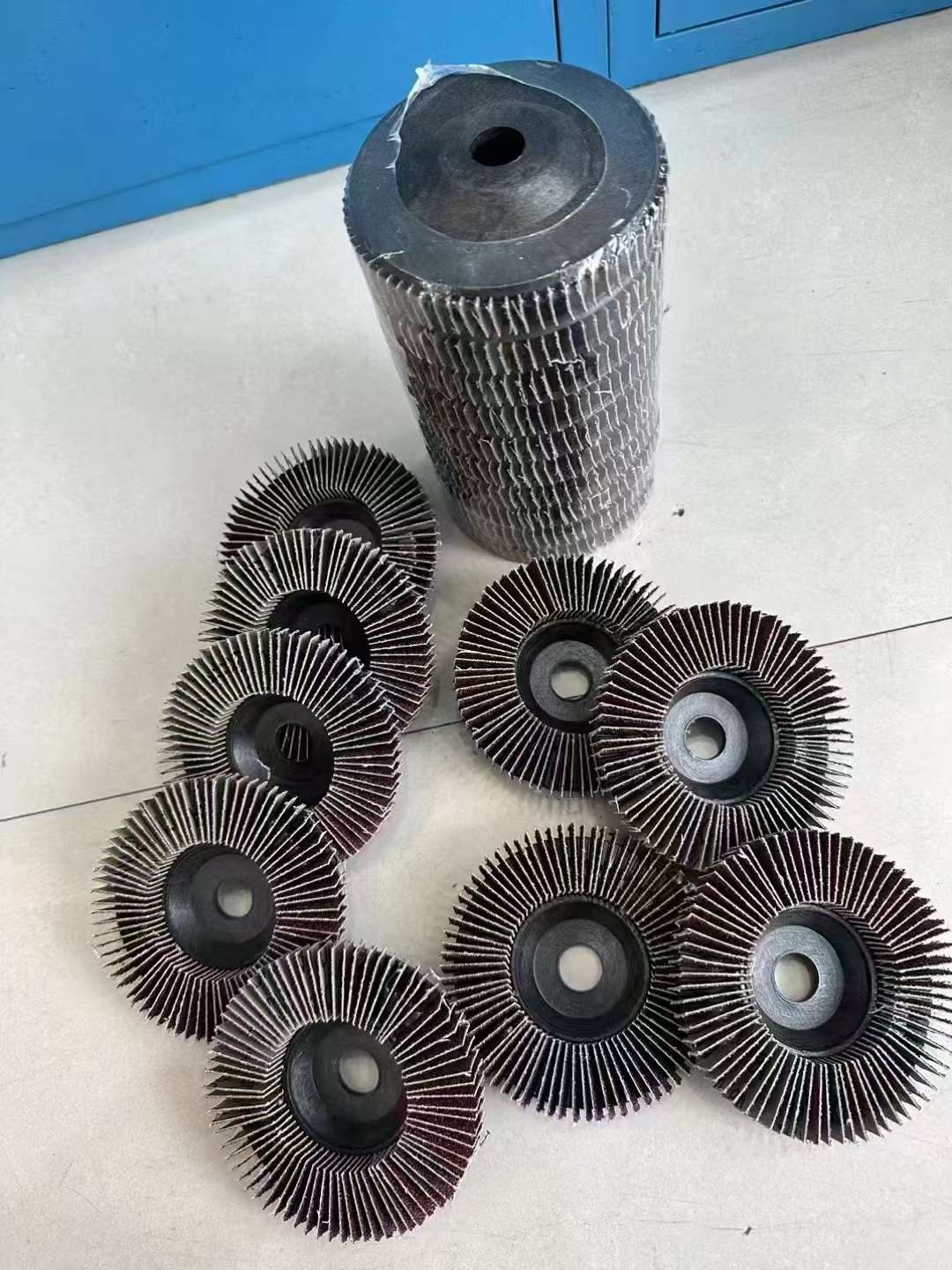 Louver blades/louver impellers/vertical leaf wheels/vertical polishing discs/vertical sandpaper wheels polishing wheels, vertical louver impellers detail image 5