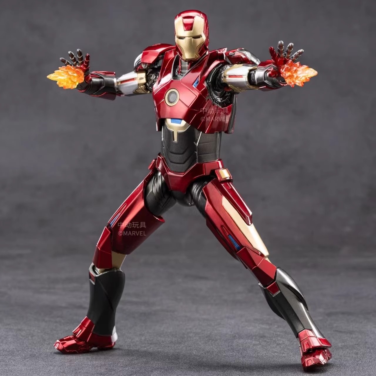 Official Marvel Iron Man 7-inch series MK16 10th Anniversary series Official model toys, trendy toys, hands-on figurines, boy gifts pic 2