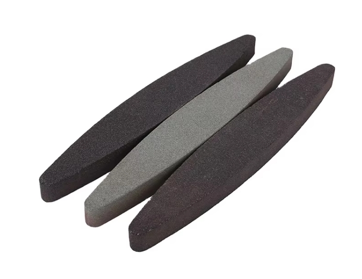 9-inch shuttle-shaped oilstone, boat-shaped oilstone, whetstone