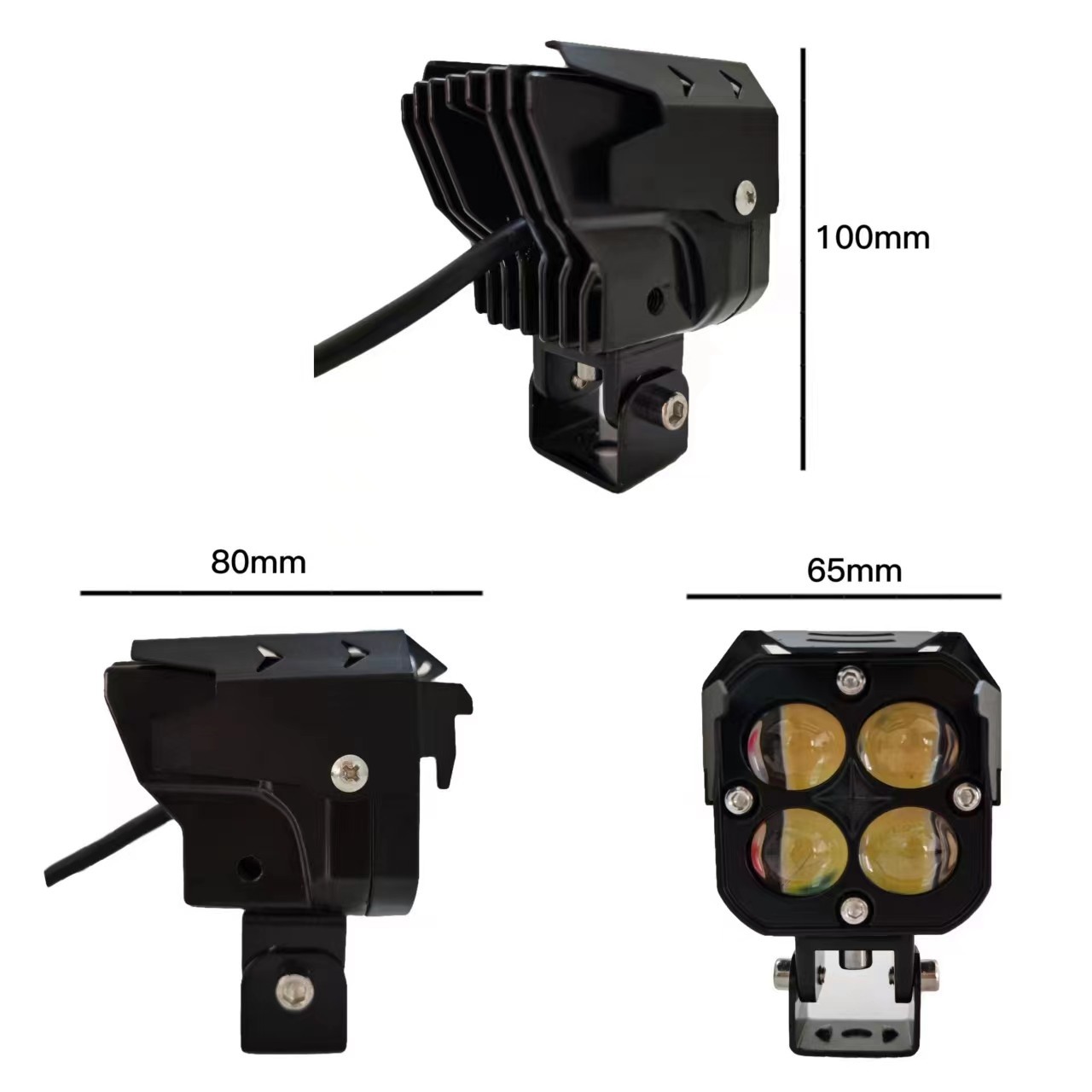 General purpose led motorcycle lights High light dual light four light lens motocross vehicle spotlights Headlights General purpose headlights Application Scenario