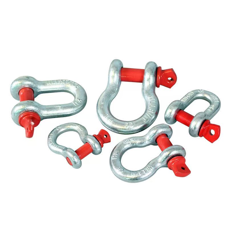 卸扣  美式弓形卸扣 D型卸扣  刚强度锁具   吊钩卸扣  U型卸扣  马蹄扣  镀锌玛钢卸扣  起重吊索具