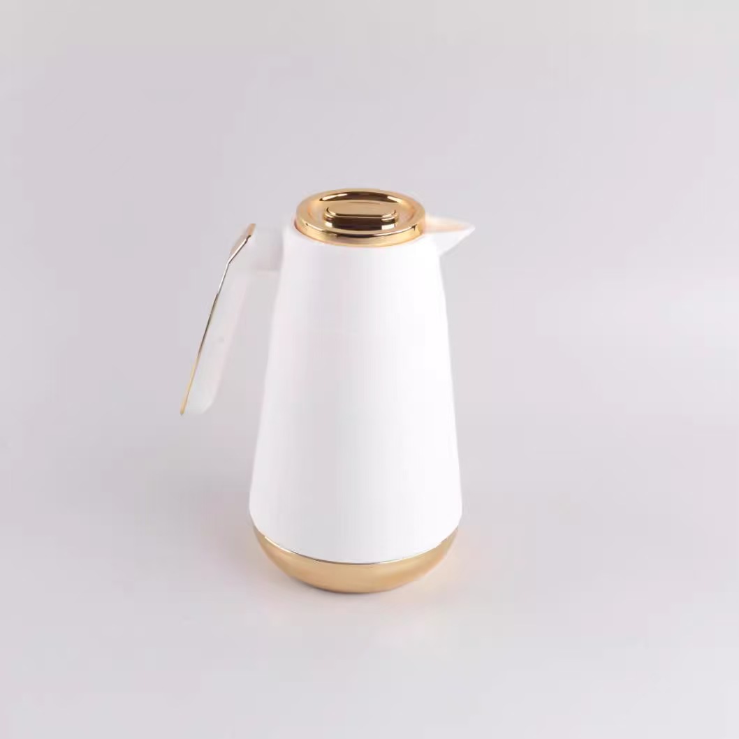 咖啡壶阿拉伯/中东水壶/不锈钢暖壶/温度杯/塑料保温瓶白底实物图