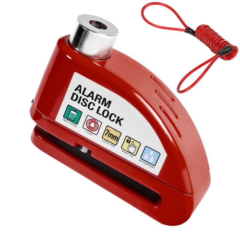 1244 Electric motorcycle alarm lock, disc brake lock, bicycle alarm disc brake lock, disc lock, anti-theft lock, bicycle lock alarm