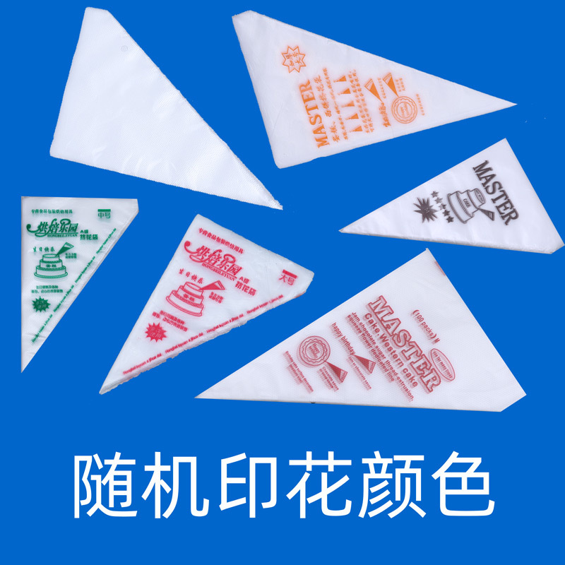 蛋糕挤花袋奶油婴儿辅食DIY三角袋烘焙工具加厚透明一次性裱花袋 裱花袋产品图