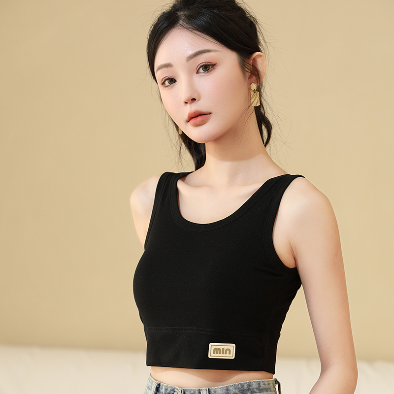 烫图 美背大码裹胸抹胸 吊带款式 文胸内衣 美背设计 舒适透气 显瘦显高 亲肤棉打底 健身房必备