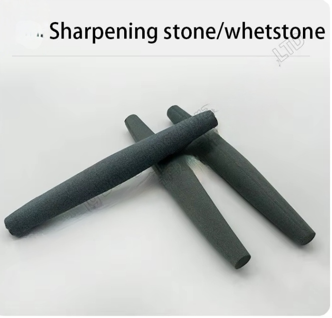 Brown corundum round grinding rod, drum-shaped grinding rod, black silicon carbide grinding rod, oilstone, whetstone, grinding stone