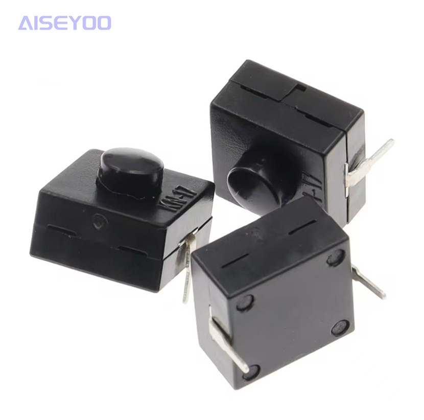 12*12*9.4mm手电筒开关2脚自锁一开一关超薄 手电筒按键 电筒开关 