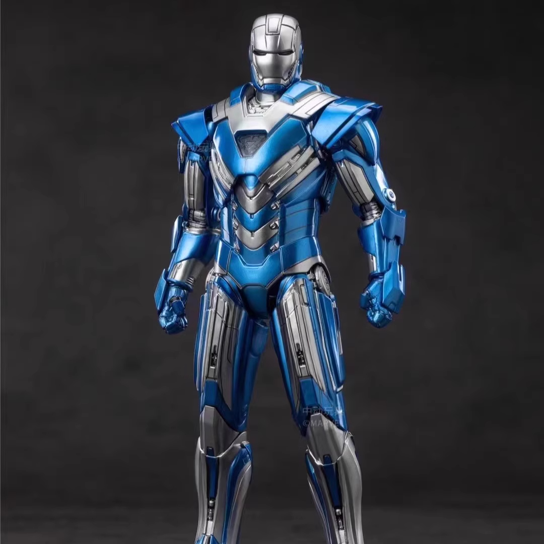 中动钢铁侠MK30可动手办蓝钢人偶玩具模型百夫长正版漫威周边详情4