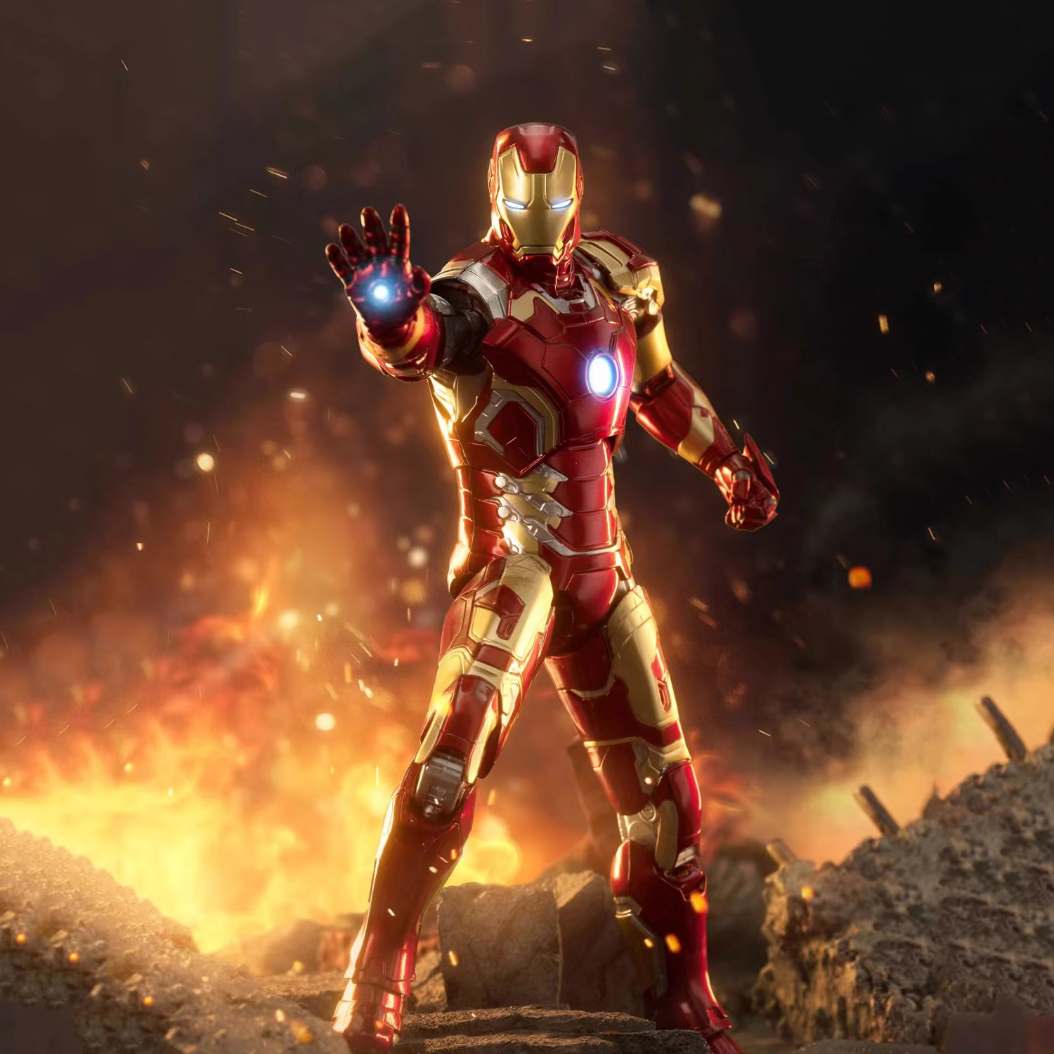 Zhongdong 7-inch genuine Marvel Avengers MK43 joint figurine toy for men as a gift Specification image