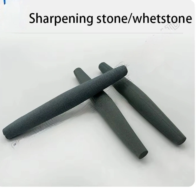 Brown corundum round grinding rod, drum-shaped grinding rod, black silicon carbide grinding rod, oilstone, whetstone, grinding stone detail image 7