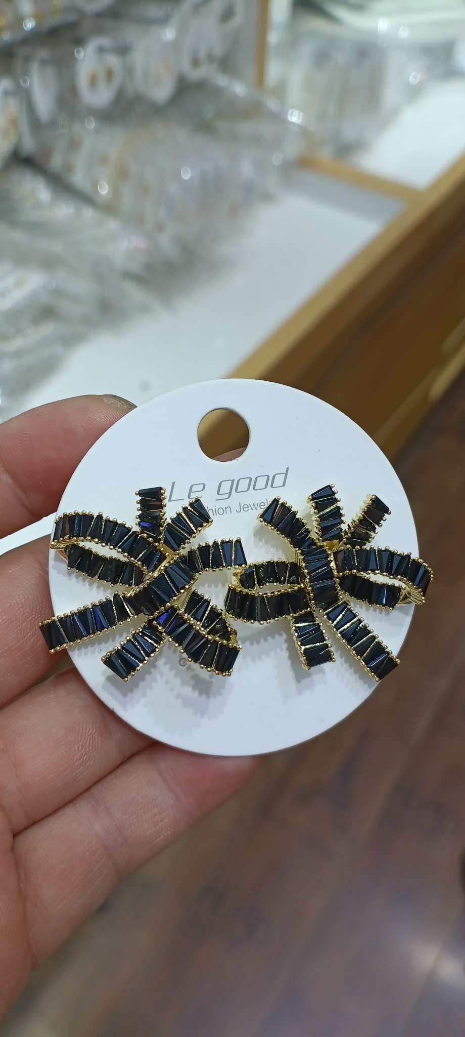 Color de lujo zircon earpin