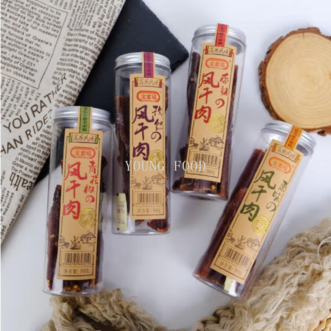 包邮！全家福风干肉90g SUZIWAN即食手撕猪肉干多口味休闲零食详情5