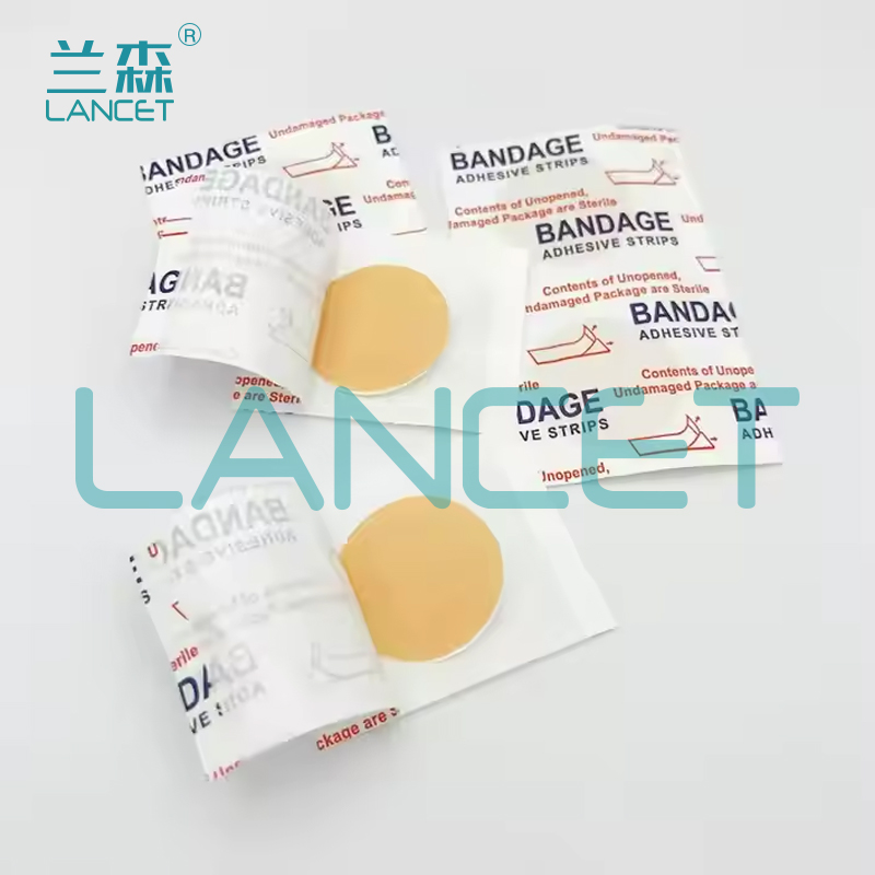 Children's mini round band-aids, medical waterproof and breathable, baby wound hemostasis band-aids, small wound patches, suture patches, pinhole patches, acne patches, first-aid bandage Item Picture
