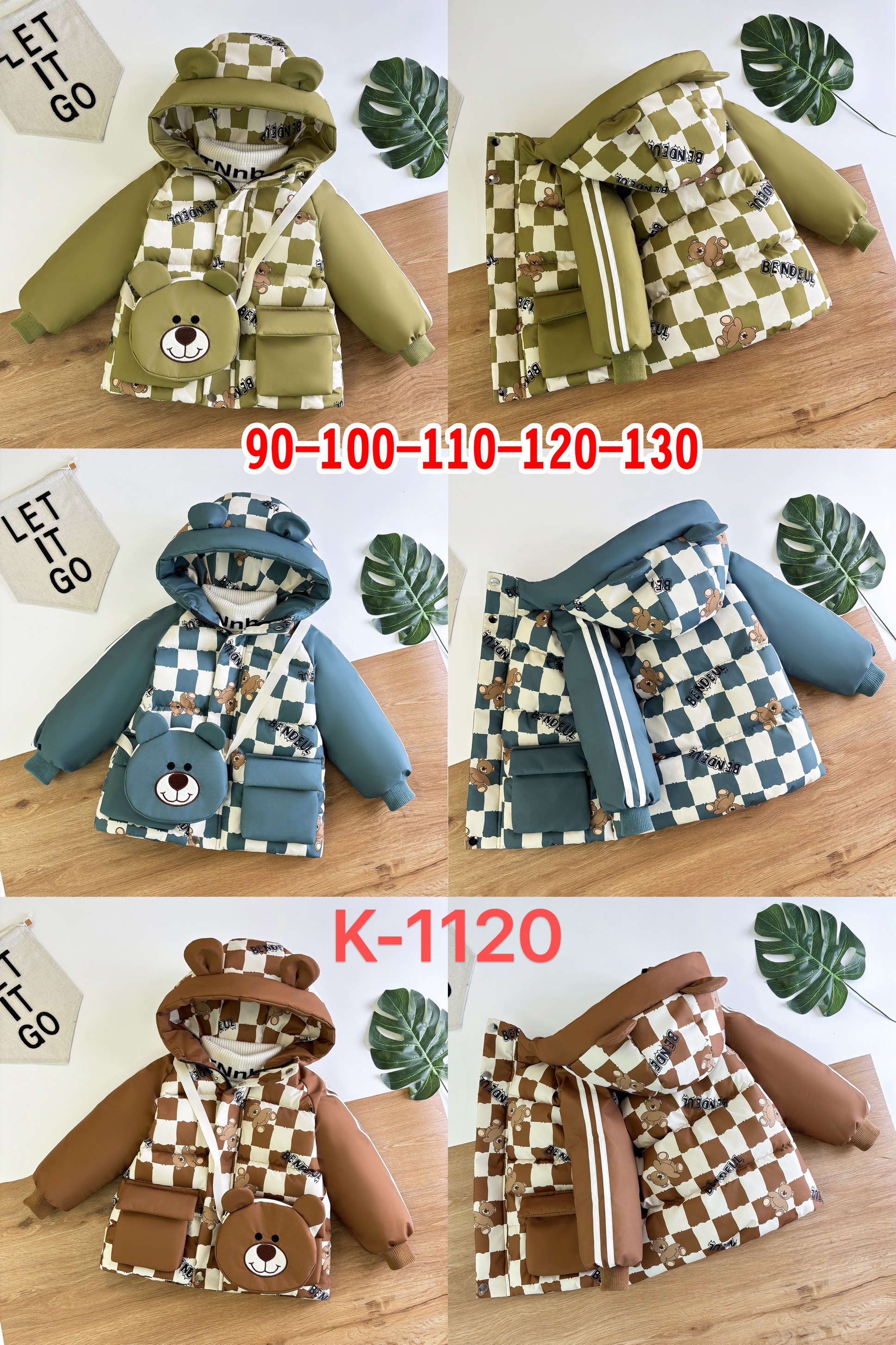 童装外贸棉衣jacket儿童棉服K-1120儿童棉服带斜挎包儿童棉服儿童棉服