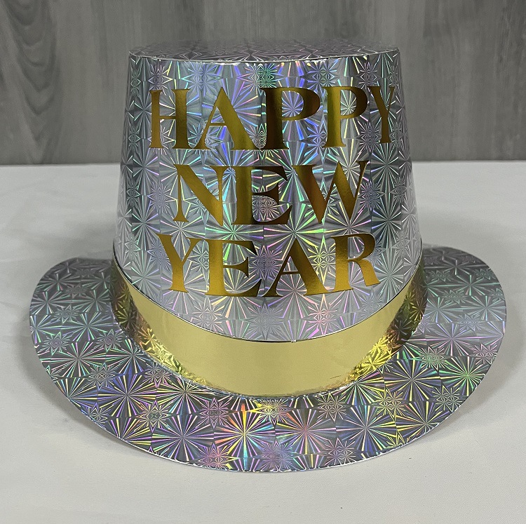 魔术帽子镭射舞台过年装饰外贸道具化妆男士女士帽子新年 详情图6