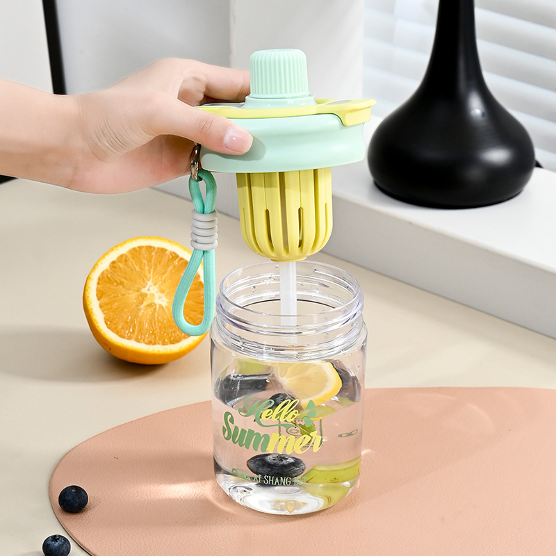 B70-9263新款高颜值耐高温双饮便携带茶隔茶水分离水杯泡茶杯细节图