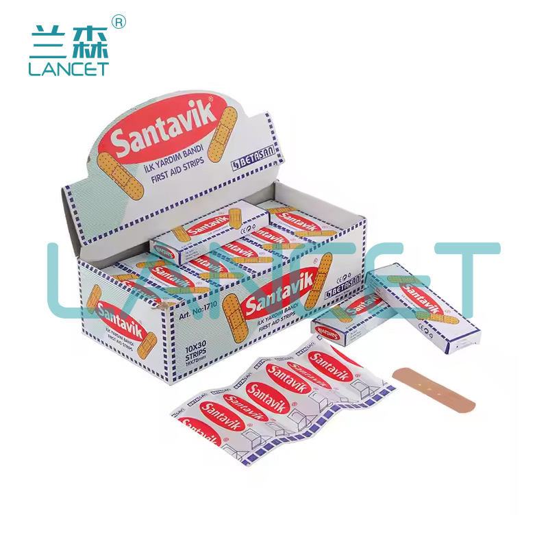 علبة Santavik صغيرة تحتوي على ضمادة مضادة للنفخ للإسعافات الأولية ذات 3 ثقوب Specification image
