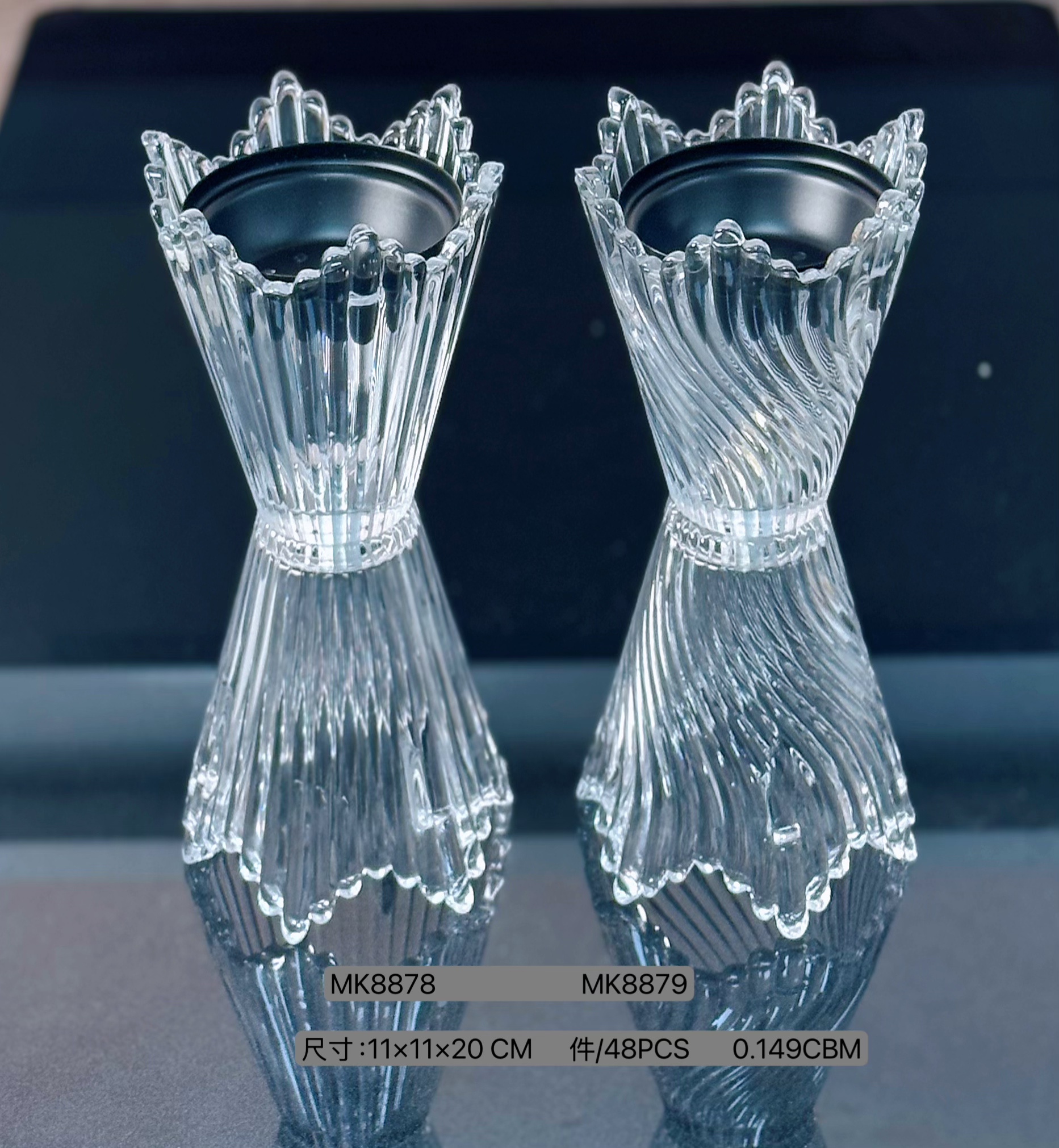 Nuevo incensario de aleación de cristal simple Specification image