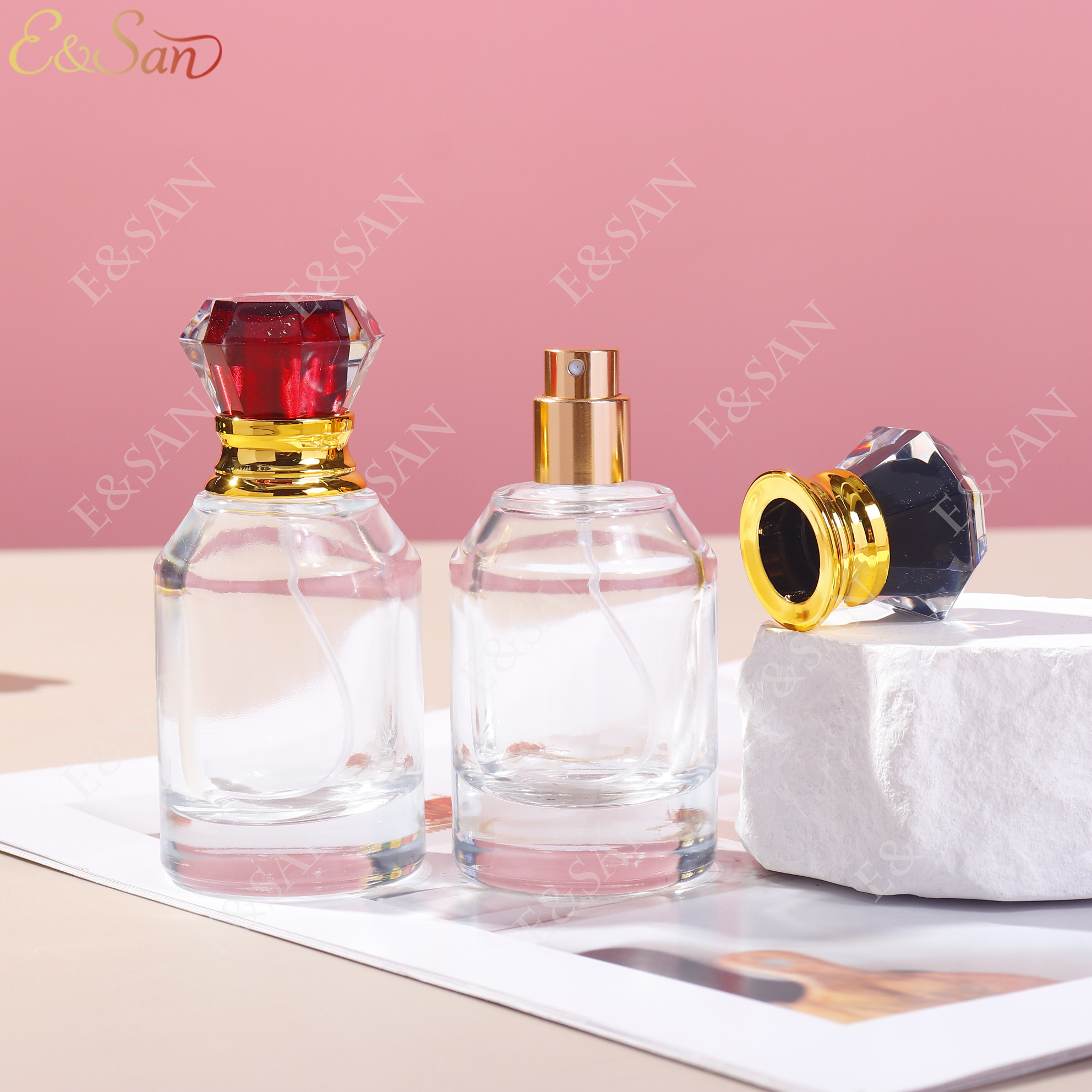 玻璃瓶/香水盖/带塞玻璃瓶/玻璃杯杯子/diy塑料许愿空瓶细节图