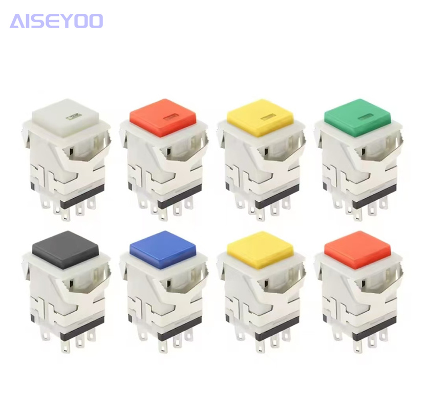 KD2-24 square push-button switch, no light, no lock 21, self-locking with light, 68-pin reset touch key switch KD2-24 square push-button switch, no light, no lock 21, self-locking with light, 68-pin reset touch key switch