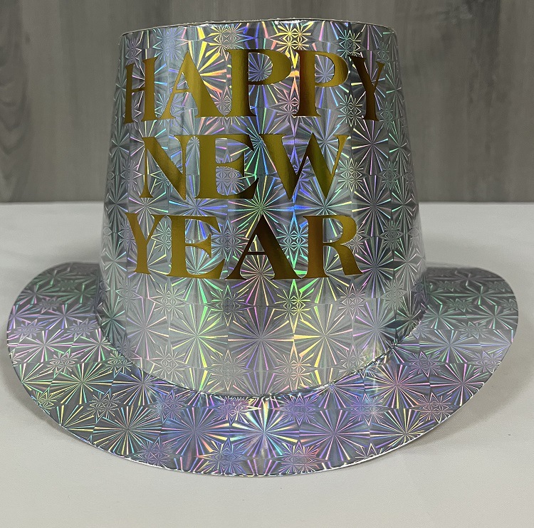 魔术帽子镭射舞台过年装饰外贸道具化妆男士女士帽子新年 详情图11